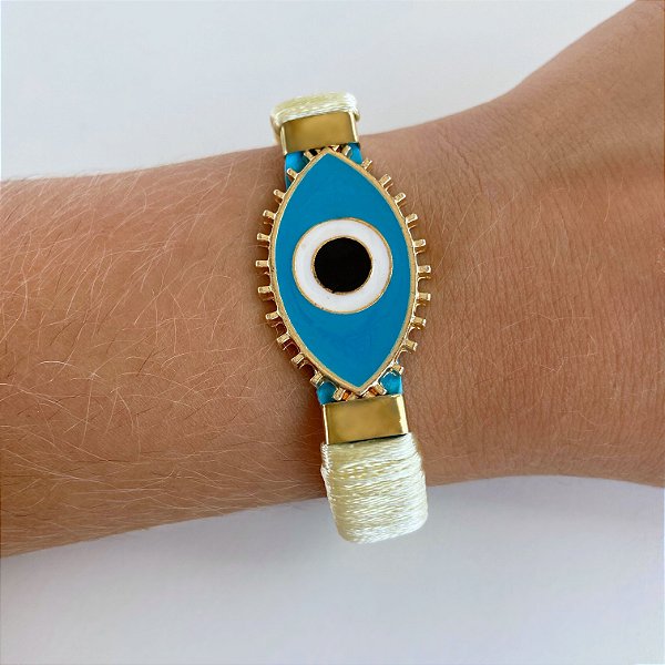 Pulseira Candy Colors Olho Grego