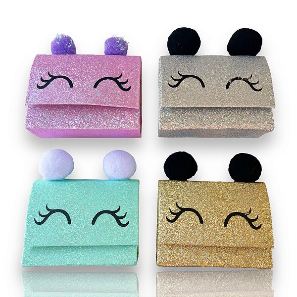 Bolsa Infantil Clutch Pompom