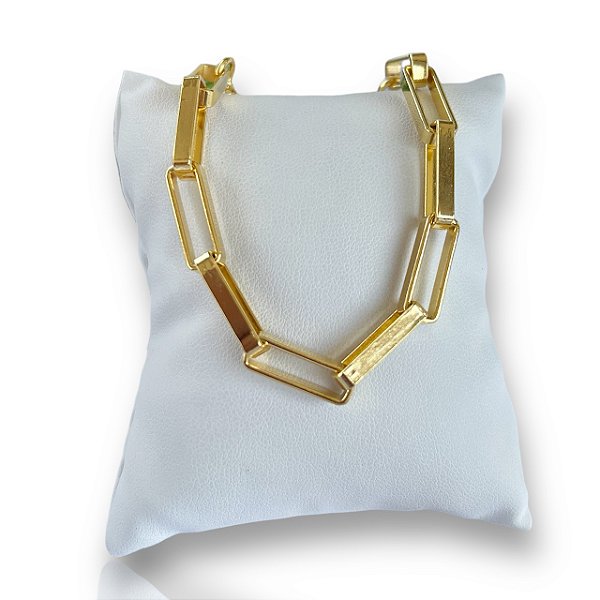 Pulseira Folheada Ouro 18k Correntaria Elos