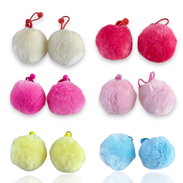 Par de Xuxinha Infantil Pom Pom