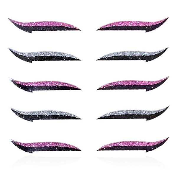 Cartela Delineador Glitter Colante 5und
