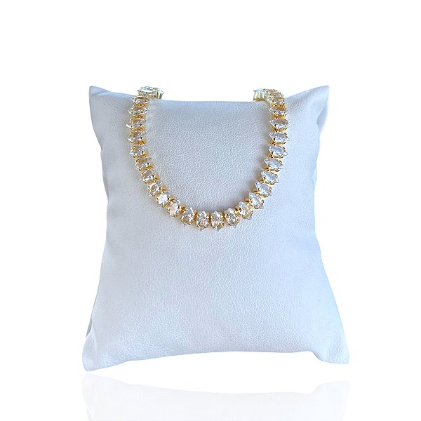 Pulseira Folheada Ouro 18k e Prata 925 Riviera