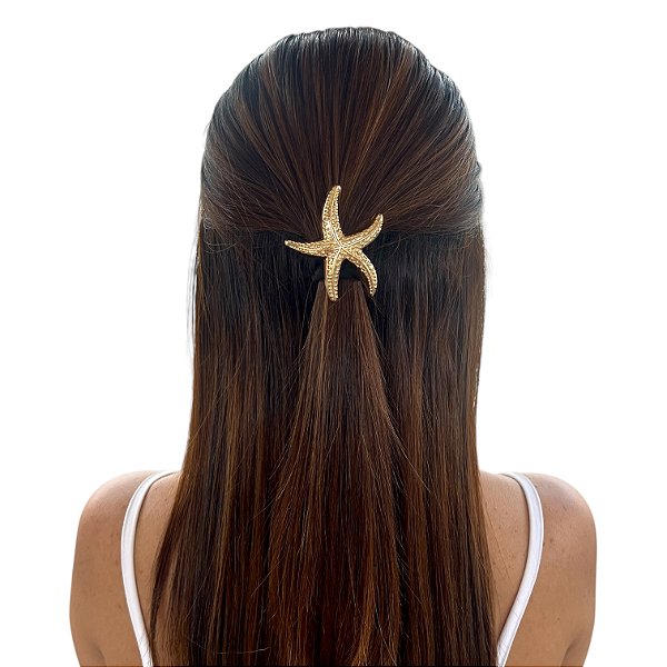 Xuxinha para Cabelo Metal Estrela do Mar
