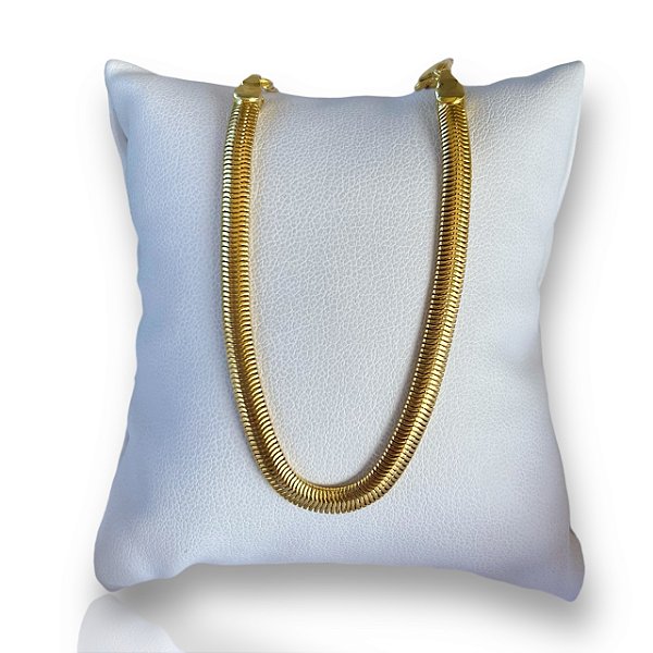 Pulseira Folheada Ouro 18k e Prata 925 Lacraia