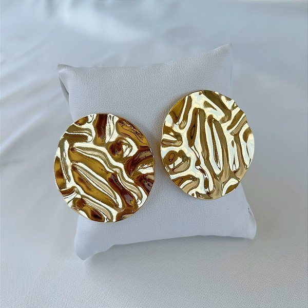 Brinco Martelado Bijuteria