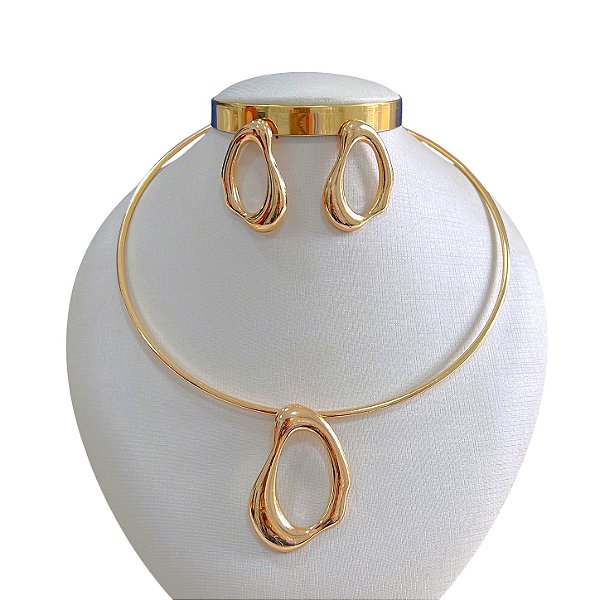 Conjunto Aro Bijuteria Orgânico