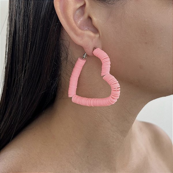 Brinco Argola Discos Bijuteria