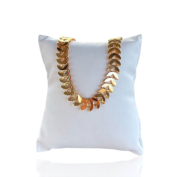 Pulseira Folheada Ouro 18k Escamas