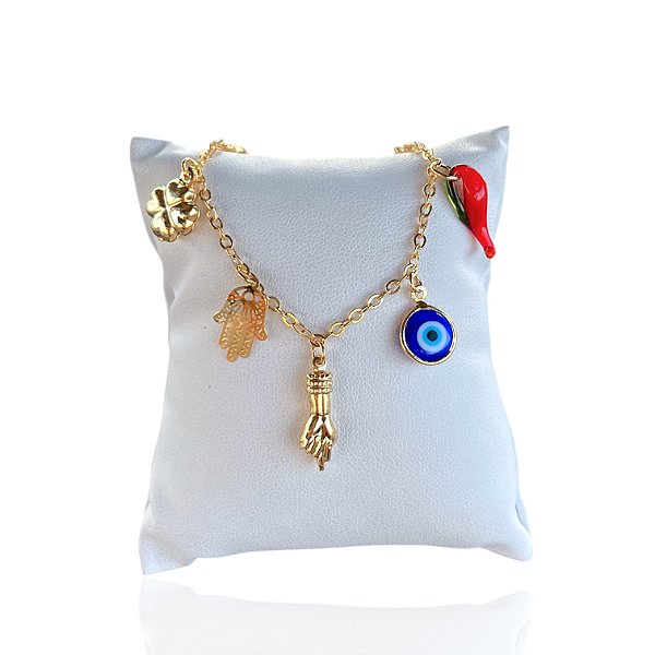 Pulseira Folheada Ouro 18k Patuá