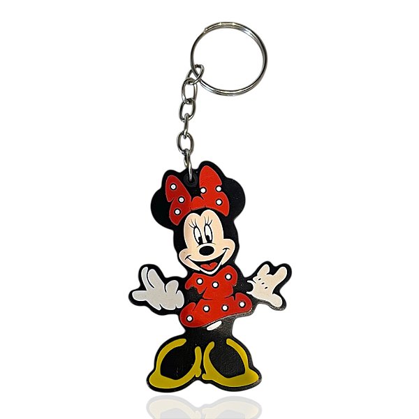 Chaveiro Emborrachado Minnie