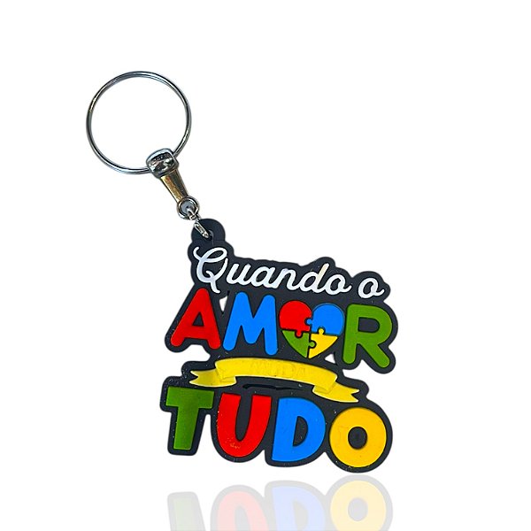 Chaveiro Emborrachado Autista
