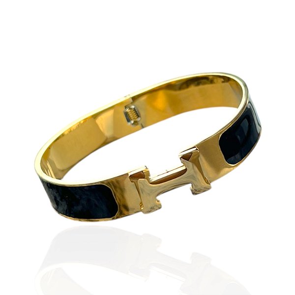 Bracelete Folheado Ouro 18k e Prata 925 Inspired Resinado