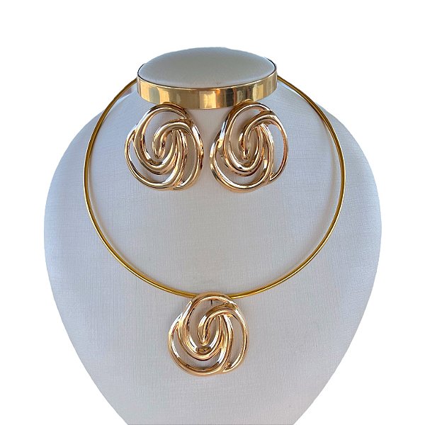 Conjunto Aro Bijuteria Orgânico