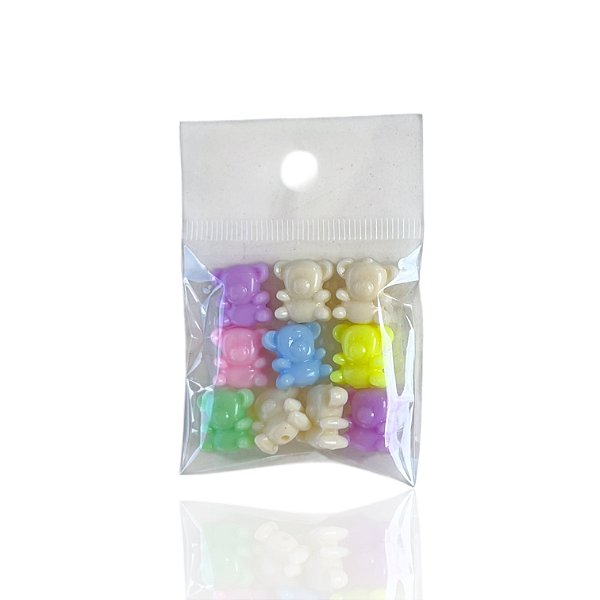 Kit 10 Pingentes Passante Urso