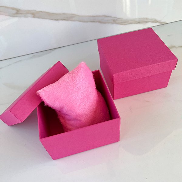 Caixa Porta Relógio Rosa