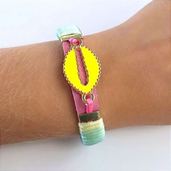 Pulseira Candy Colors Búzio