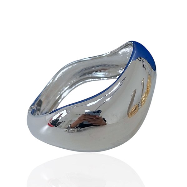 Bracelete Folheado Prata 925 Abaulado