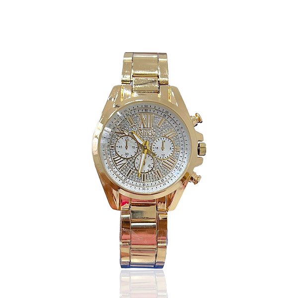 Relógio Aço Feminino Inspired Strass