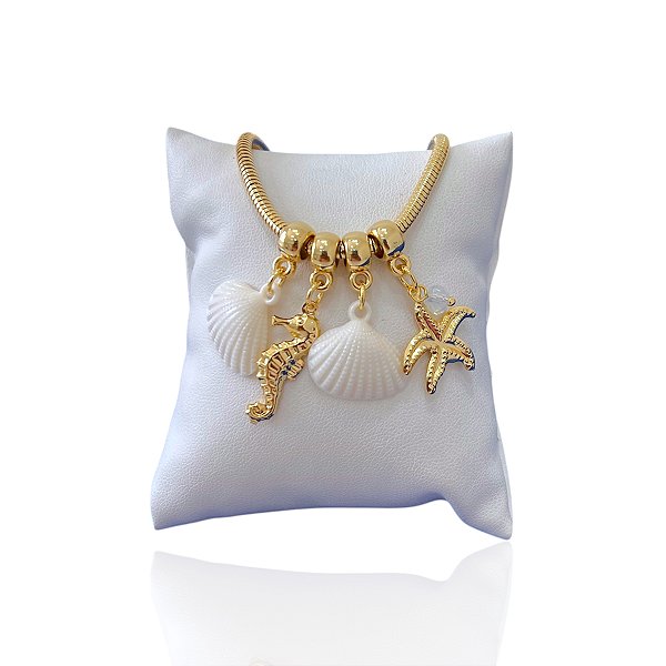 Pulseira Folheada Ouro 18k Malha Sereismo