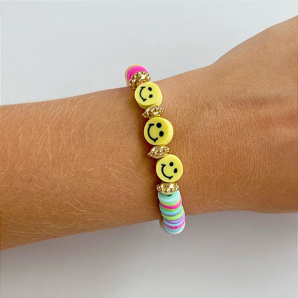 Pulseira Discos Smiles