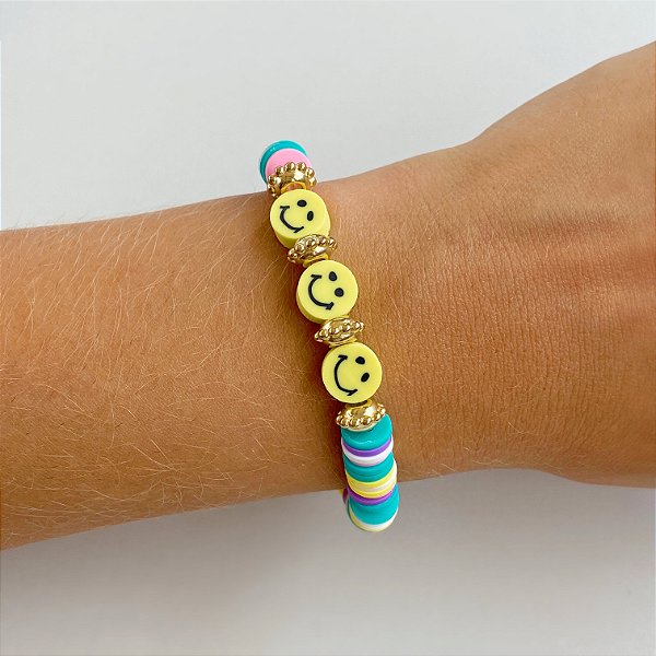 Pulseira Discos Smiles