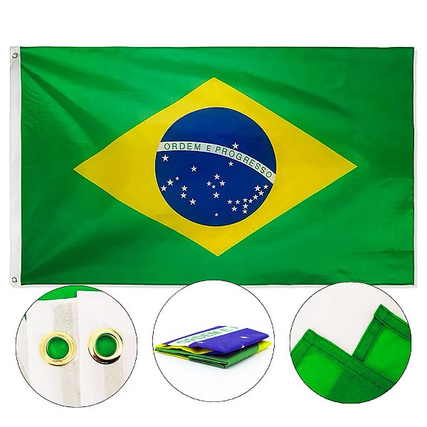 Bandeira Brasil 90 x 150cm