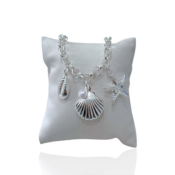 Pulseira Folheada Prata 925 Elos Português Sereismo