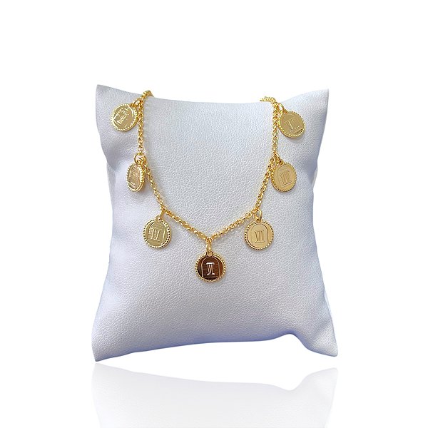 Pulseira Folheada Ouro 18k Mandamentos