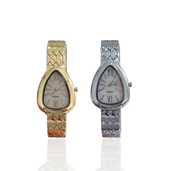 Relógio Aço Feminino Inspired Serpente