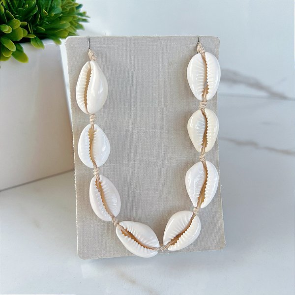 Choker Búzios Bijuteria