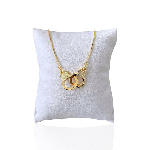 Pulseira Folheada Ouro 18k e Prata 925 Algema