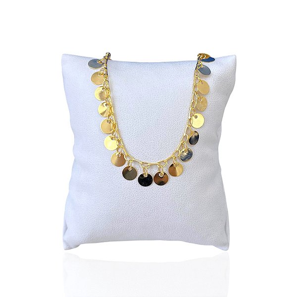 Pulseira Folheada Ouro 18k Discos