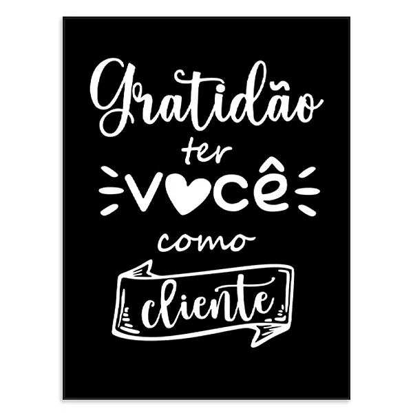 Cartão Agradecimento 50 und