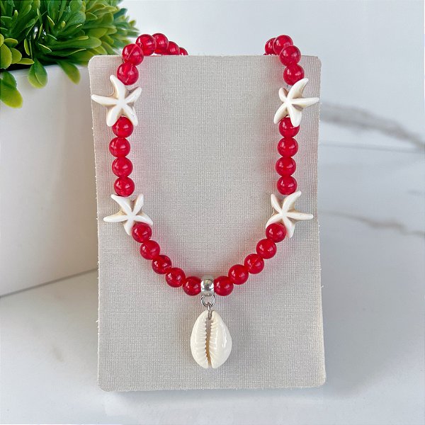 Choker Miçangas Bijuteria Sereismo