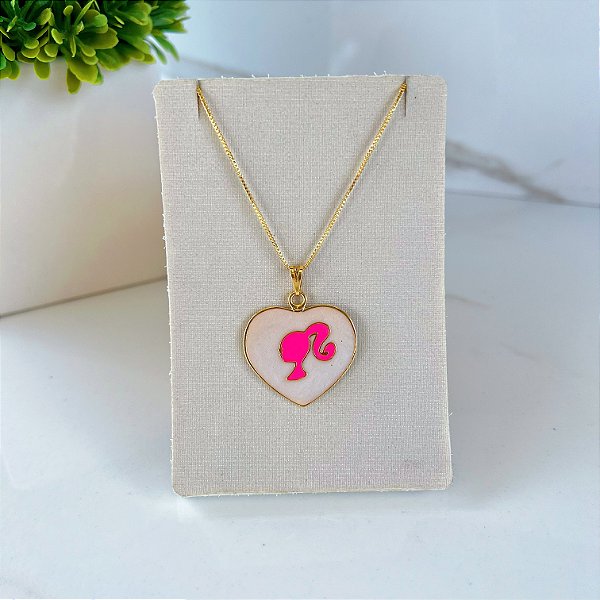Colar Folheado Ouro 18k Barbie