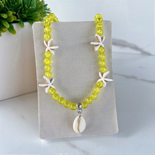 Choker Miçangas Bijuteria Sereismo