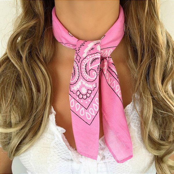 Bandana Rosa Bebê