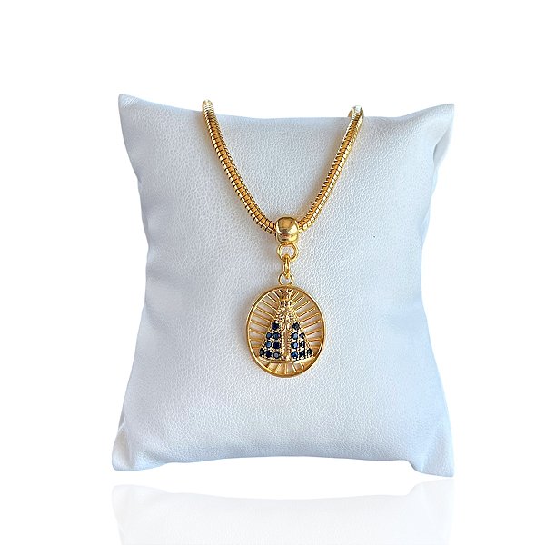 Pulseira Folheada Ouro 18k Nossa Senhora