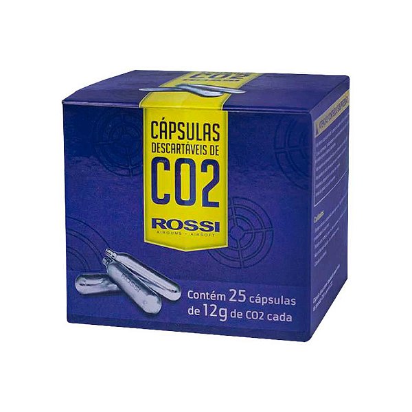 CAPSULA CO2 12G ROSSI (CX.25 UNID.)