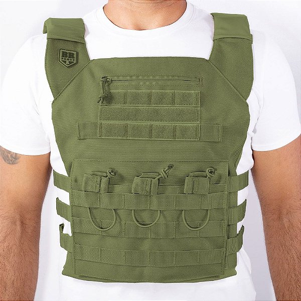 Colete Plate Carrier Couraça Invictus - Verde