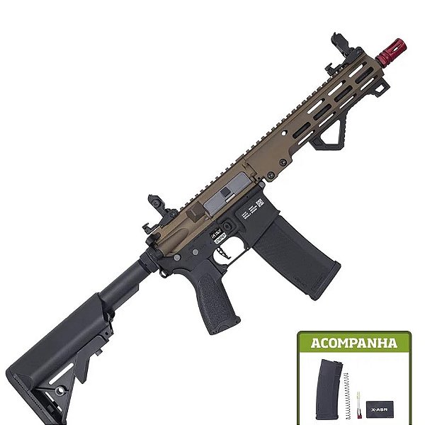 RIFLE DE AIRSOFT AEG M4 M-LOK SA-E23 RRA CHAOS BRONZE EDGE 2.0 - SPECNA ARMS