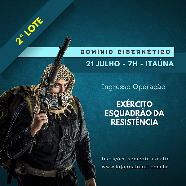 Ingresso Domínimo Cibernético - Esquadrão da Resistência