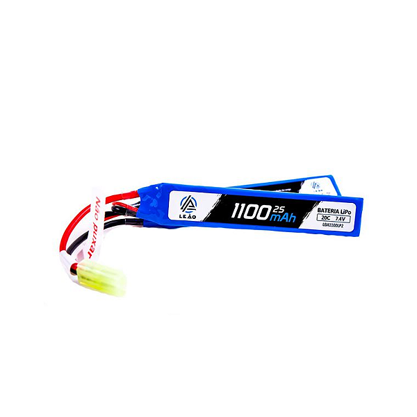 Bateria Lipo 7,4V x 1100mAh (2 Pack) - Leão