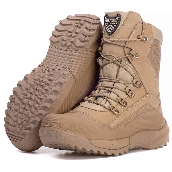 Coturno Titanium Nobuck Desert Acero