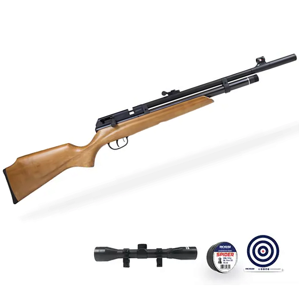 CARABINA DE PRESSÃO BEEMAN PCP 1331 RAIDER MADEIRA 5,5mm