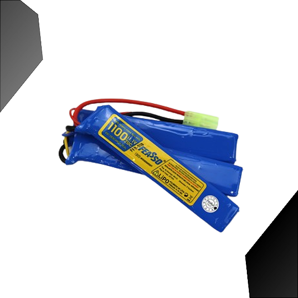 Bateria 11.1v 1100mah 3 Pack Airsoft Aeromodelismo Feasso