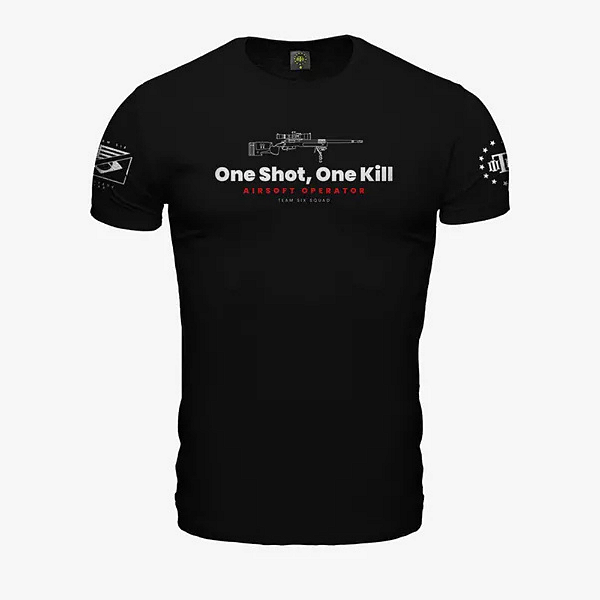 Camiseta Masculina One Shot, One Kill Team Six