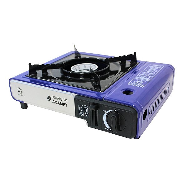 Fogareiro Camping Portátil a Gás com Maleta Acampy - Leão