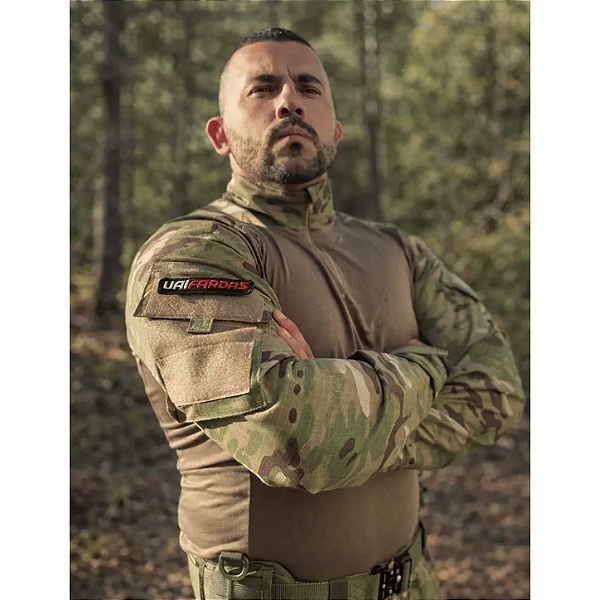 COMBAT SHIRT TÁTICA MULTICAM