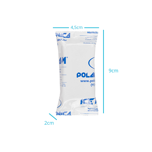 Gelo Artificial Espuma Ice Foam 80g | Kit 09 unidades